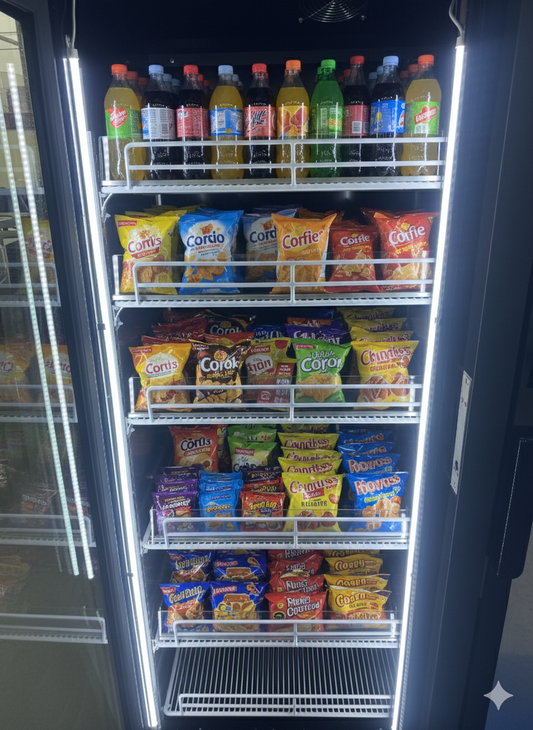 Tech Vending Machines with AI Restocking Video Audit for 100% Inventory Transparency
