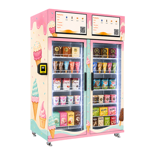 Ice Cream Vending Machines Smart AI Vending Feezer