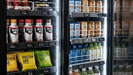 AI vending machine grab and go