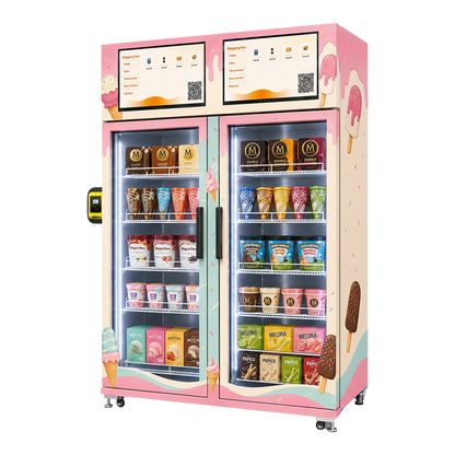 WEIMI AI Combo Smart Vending Freezer Sell Frozen & Fresh