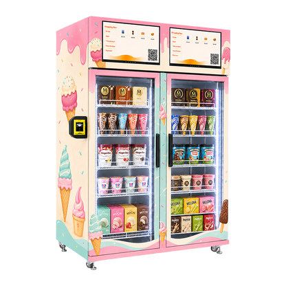 WEIMI AI Combo Smart Vending Freezer sell frozen & fresh