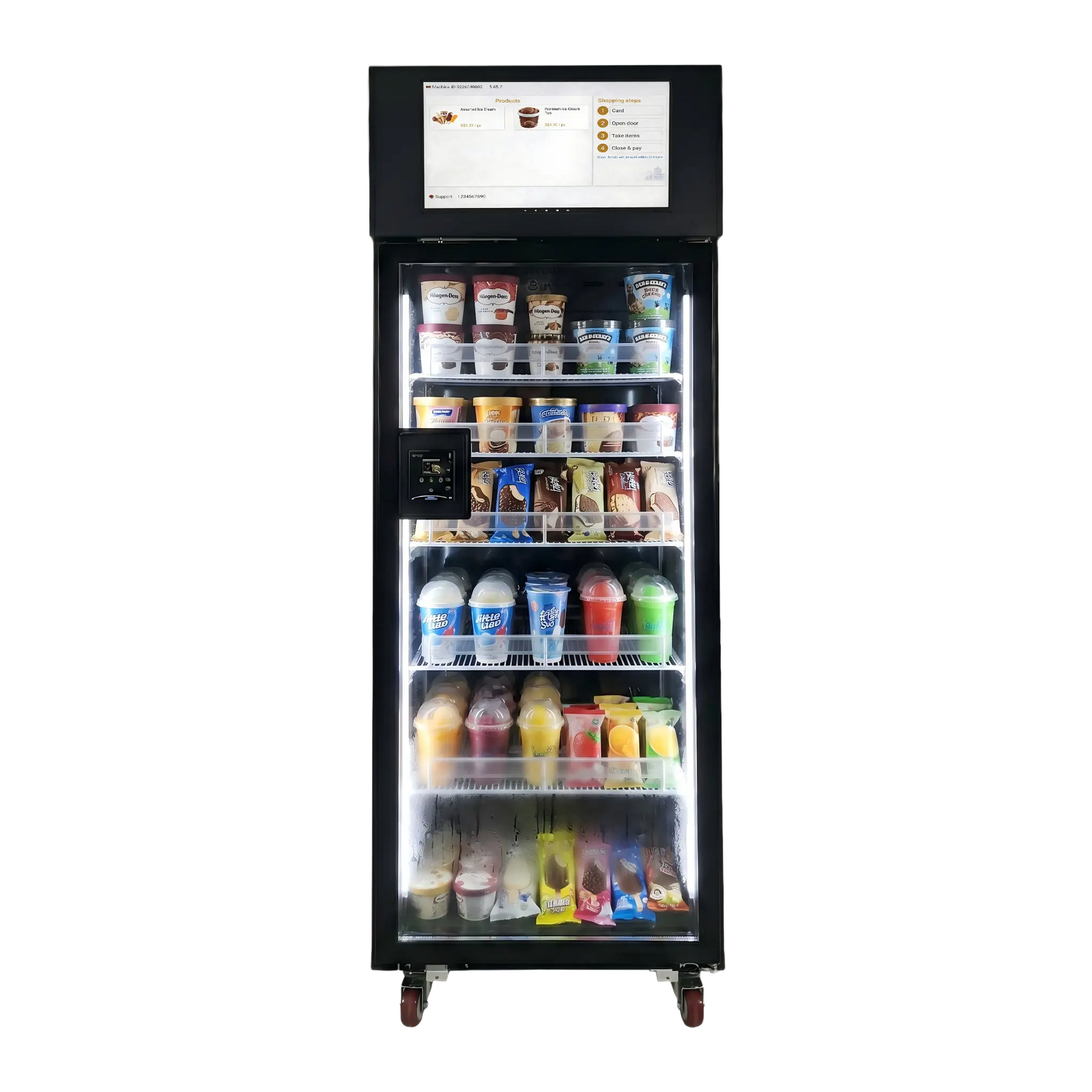 WEIMI AI vending freezer for sale 