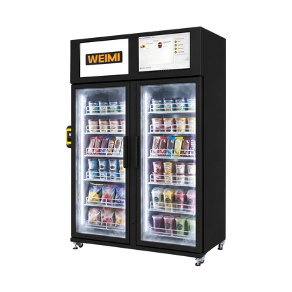 WEIMI AI Combo Smart Vending Freezer Sell Frozen & Fresh