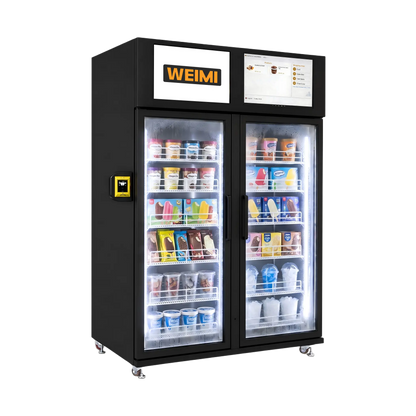 WEIMI AI Combo Smart Vending Freezer Sell Frozen & Fresh