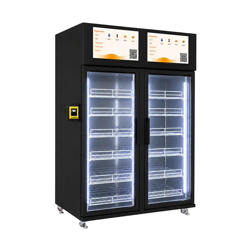 WEIMI Combo AI Vending Machine Freezer & Cooler for sale