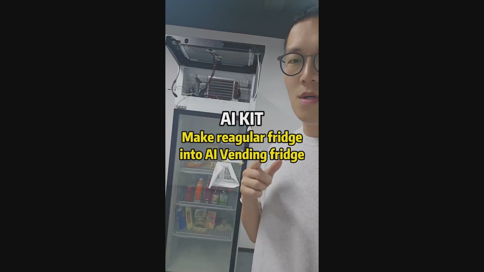 AI Vending Kit for Fridge – Convert Any Cooler into a 247 AI Vending Fridge